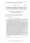The Effect of Different Nitrate Concentrations on the In Vitro Growth and Development of Temperate Orchids