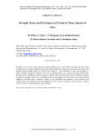 Drought stress and its impact on protein in three species of Vitex