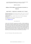 Influence of NaCl salinity on growth analysis of strawberry cv. camarosa