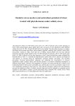 Oxidative stress markers and antioxidant potential of wheat treated with phytohormones under salinity stress