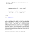 Effect of metal ions, chelating agent and SH-reagents on radish (Raphanus sativus L.) root -amylase