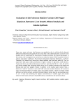 Evaluation of salt tolerance (NaCl) in Tunisian chili pepper ( Capsicum frutescens L.) on growth, mineral analysis and solutes synthesis