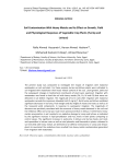 Soil contamination with heavy metals and its effect on growth, yield and physiological responses of vegetable crop plants (turnip and lettuce)