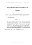 Influence of NaCl salinity on -carotene, thiamine, riboflavin and ascorbic acid contents in the leaves of Atriplex hortensis L. var. Pusa Bathua No. 1