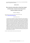 Effect of spermine and spermidine on wheat plants irrigated with waste water: conductive canals of flag leaf and peduncle in relation to grain yield