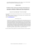 The effect of osmo and hormone priming on germination and seed reserve utilization of millet seeds under drought stress