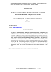 Drought tolerance induced by foliar application of abscisic acid and sulfonamide compounds in tomato