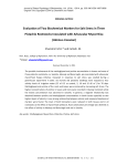 Evaluation of two biochemical markers for salt stress in three pistachio rootstocks inoculated with arbuscular mycorrhiza ( Glomus mosseae)