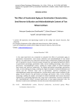 The effect of accelerated aging on germination characteristics, seed reserve utilization and malondialdehyde content of two wheat cultivars