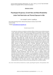 Physiological responses, growth rate and blood metabolites under feed restriction and thermal exposure in kids