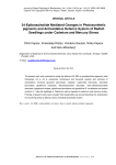 24-epibrassinolide mediated changes in photosynthetic pigments and antioxidative defence system of radish seedlings under cadmium and mercury stress