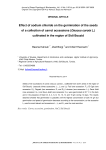 Effect of sodium chloride on the germination of the seeds of a collection of carrot accessions ( Daucus carota L.) cultivated in the region of Sidi Bouzid