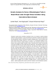 Genetic analysis for some of morphological traits in bread wheat under drought stress condition using generations mean analysis