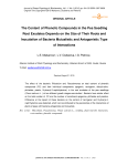 The content of phenolic compounds in the pea seedling root exudates depends on the size of their roots and inoculation of bacteria mutualistic and antagonistic type of interactions