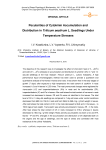 Pecularities of cytokinin accumulation and distribution in Triticum aestivum L. seedlings under temperature stresses