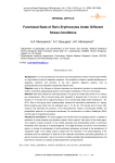 Functional state of rat’s erythrocytes under different stress conditions