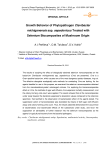 Поведение роста фитопатогена Clavibacter michiganensis ssp. sepedonicus, обработанный селеновыми биокомпозитами грибного происхождения