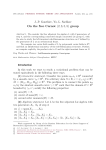 On the free Carnot (2, 3, 5, 8) group