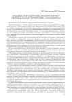 Видовое разнообразие цианопрокариот рекреационных территорий г. Красноярска