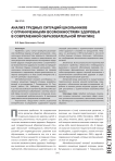 Анализ трудных ситуаций школьников с ограниченными возможностями здоровья в современной образовательной практике