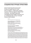 Многофункциональный культурный центр как инструмент «мягкой силы» на внутригосударственном уровне: формирование гражданской идентичности и управление культурным разнообразием
