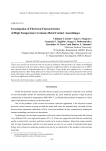 Investigation of electrical characteristics of high temperature ceramic-metal contact assemblages