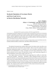 Stochastic simulation of covariance matrix and power load curves in electric distribution networks