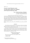 Preventive control taking into account of an operational condition power equipment and flowing path of hydropower plant