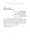 Fluid dynamic bearings: modelling of elastic deformations
