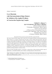 Use of materials with thermomechanical shape memory for solution of the applied problems in construction engineering complex
