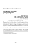 Computer simulation and automated calculation of parameters for process and receipt of deformed semi-finished products of new precious metals alloys for jewelry chains production