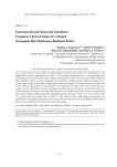 Experimental and numerical simulation frequency characteristics of L-shaped waveguide-slot membranes bandpass filters