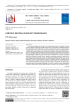 Composite materials in aircraft engine blades