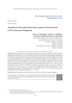 Algorithm for Detecting Weak Pulses Against a Powerful Pulse for RF Spectrum Management