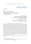 Анализ современных методов распознавания малоразмерных воздушных объектов на основе машинного обучения