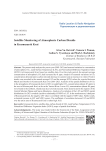 Satellite Monitoring of Atmospheric Carbon Dioxide in Krasnoyarsk Krai