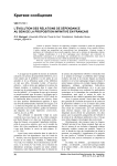 Levolution des relations de d'ependance au sein de la proposition infinitive en Francais