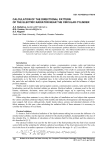 Calculation of the directional pattern of the electric radiator near the circular cylinder