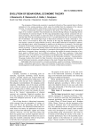Evolution of behavioral economic theory