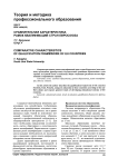 Сравнительная характеристика рамок квалификаций стран Евросоюза