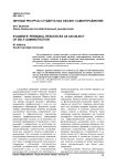 Личные ресурсы студента как объект самоуправления