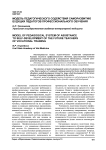 Модель педагогического содействия саморазвитию будущих педагогов профессионального обучения