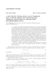 A multipoint initial-final value problem for a linear model of plane-parallel thermal convection in viscoelastic incompressible fluid