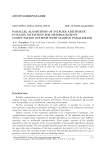 Parallel algorithms of integer arithmetic in radix notations for heterogeneous computation systems with massive parallelism