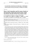 Placer gold composition and provenance studies in the Kuznetskiy Alatau and Western Sayan, Southeast Siberia: results of field trip, summer 2014