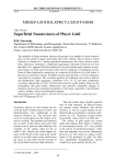 Superficial nanotextures of placer gold