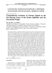 Compositional variation of chrome spinels in the ore-bearing zones of the kraka ophiolite and the chromitite origin
