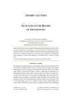 An outline of the history of archaeology