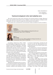 Tourism development in the rural suburban area