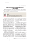 Small forestry business development peculiarities in Komi Republic
